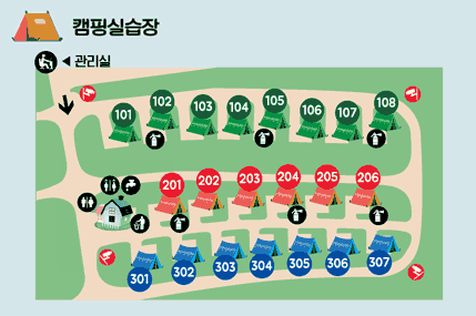 캠핑실습장 가이드맵 이미지 이미지